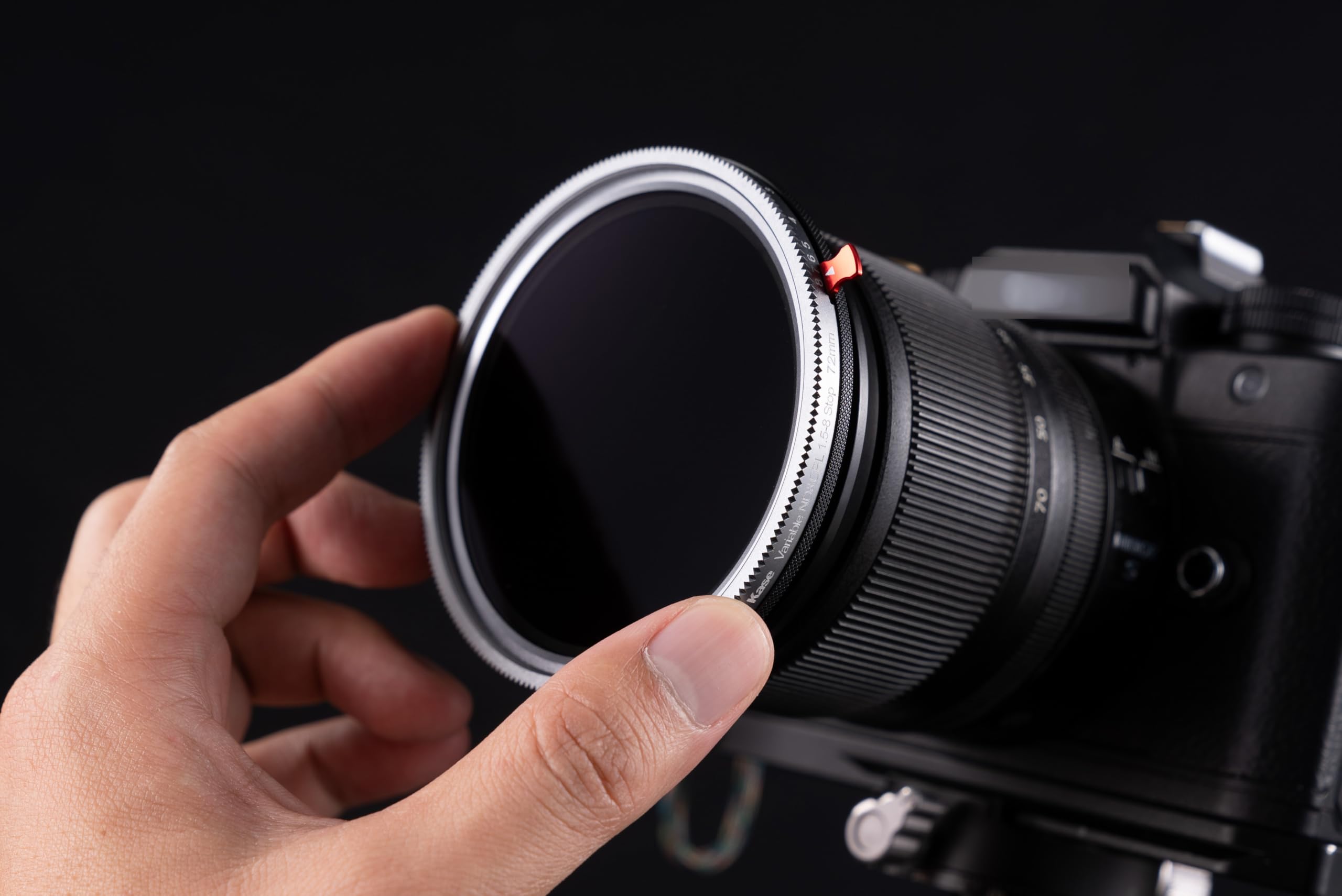 Amazon.com : Kase CPL/Vari ND Combo Screw-in Filter 1.5-8 Stop ND3