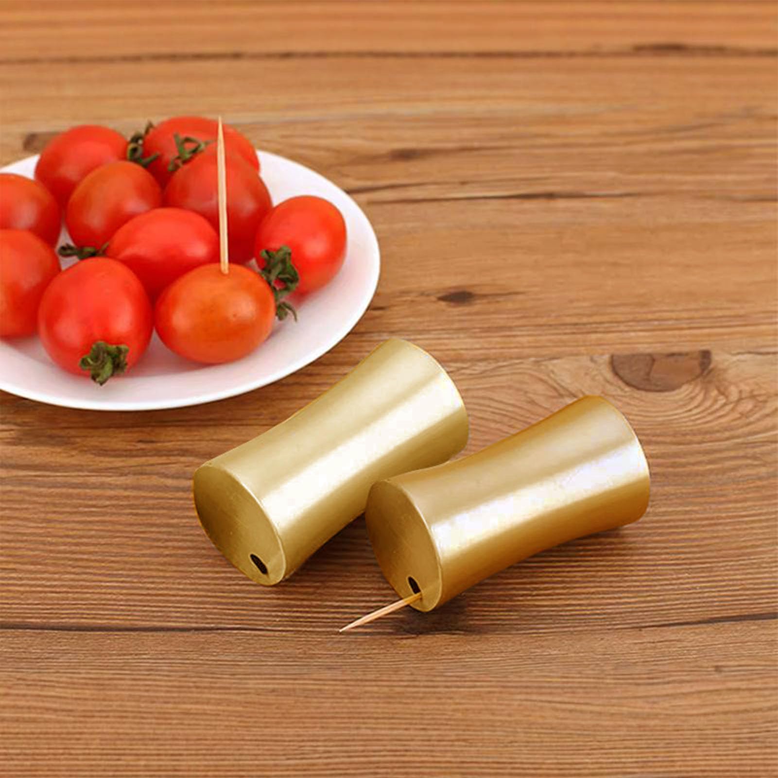 Stainless Steel Mini Toothpick Holder, Gold Slim Thickening Tooth Picks Lot Container for Dining Table Restaurant Home Use