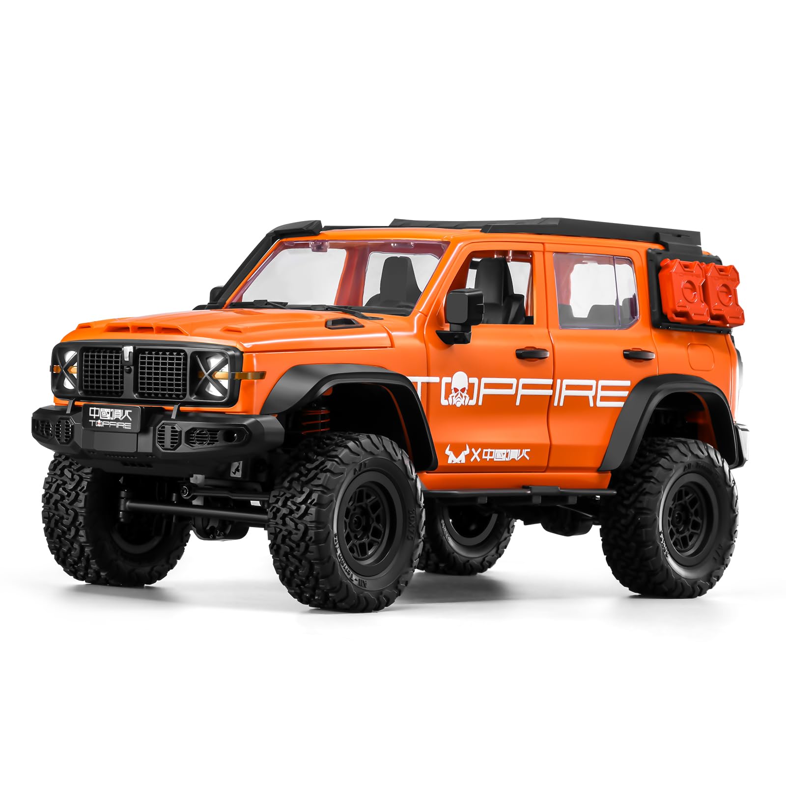 ARRIS 1/12 RC Crawler, MN-300 Off-Road Truck, 4x4 RC Rock Crawler (arancione)