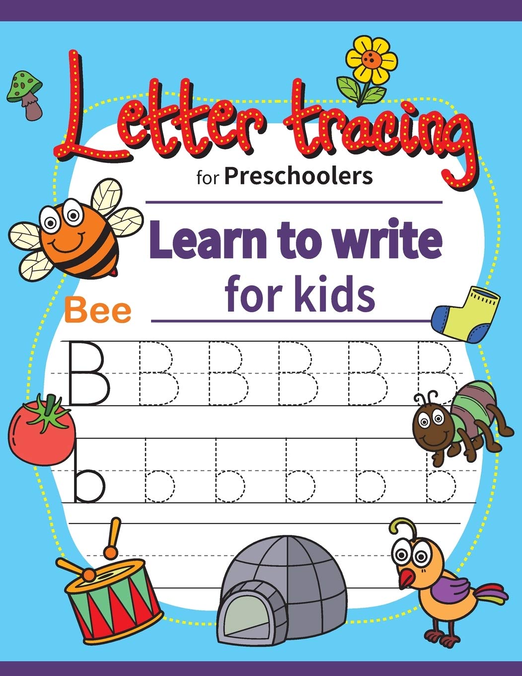 Letter tracing for preschoolers: learn to write for kids, letter tracing book, kindergarten workbook, alphabet flash cards. Practice handwriting ... 3, 4, 5, Pre K, toddler. Reading And Writing