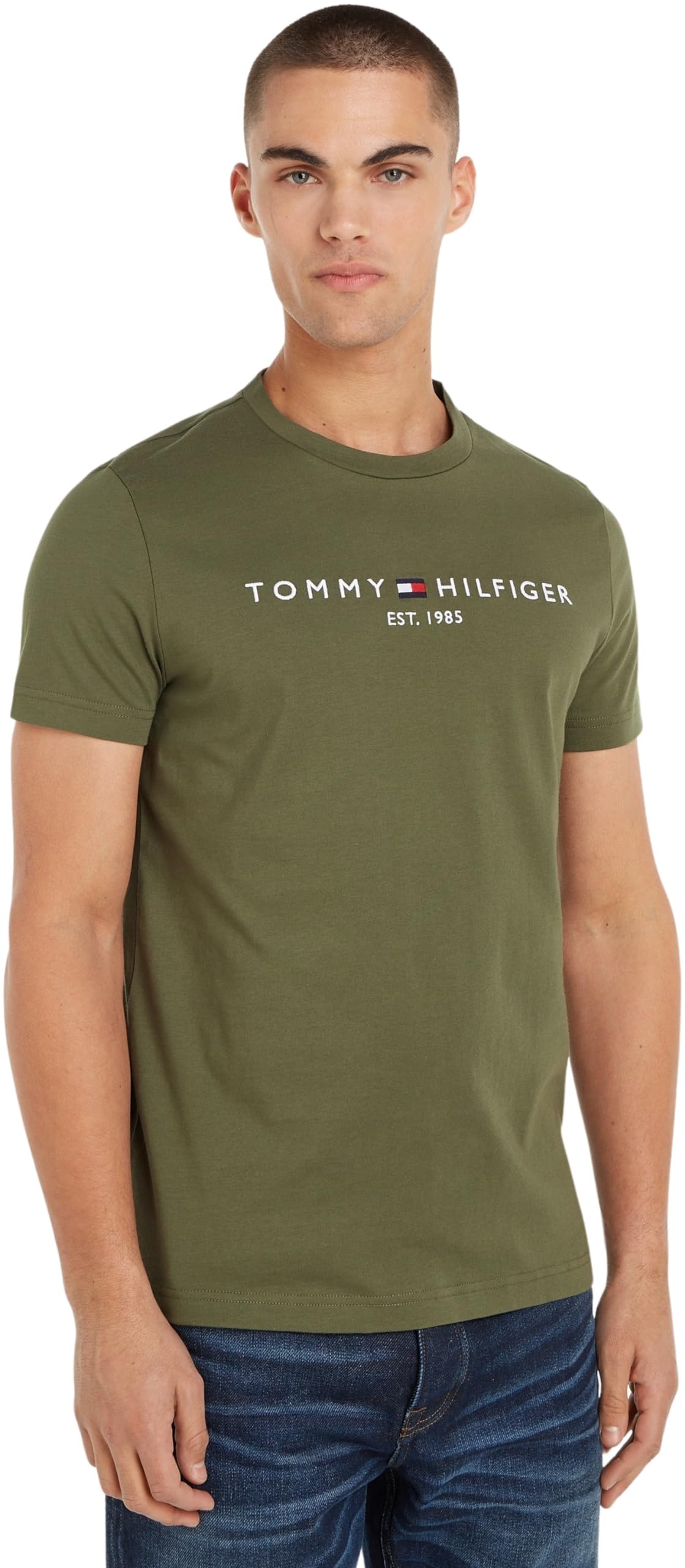 Tommy Hilfiger Camiseta de Manga Corta Hombre Slim Fit