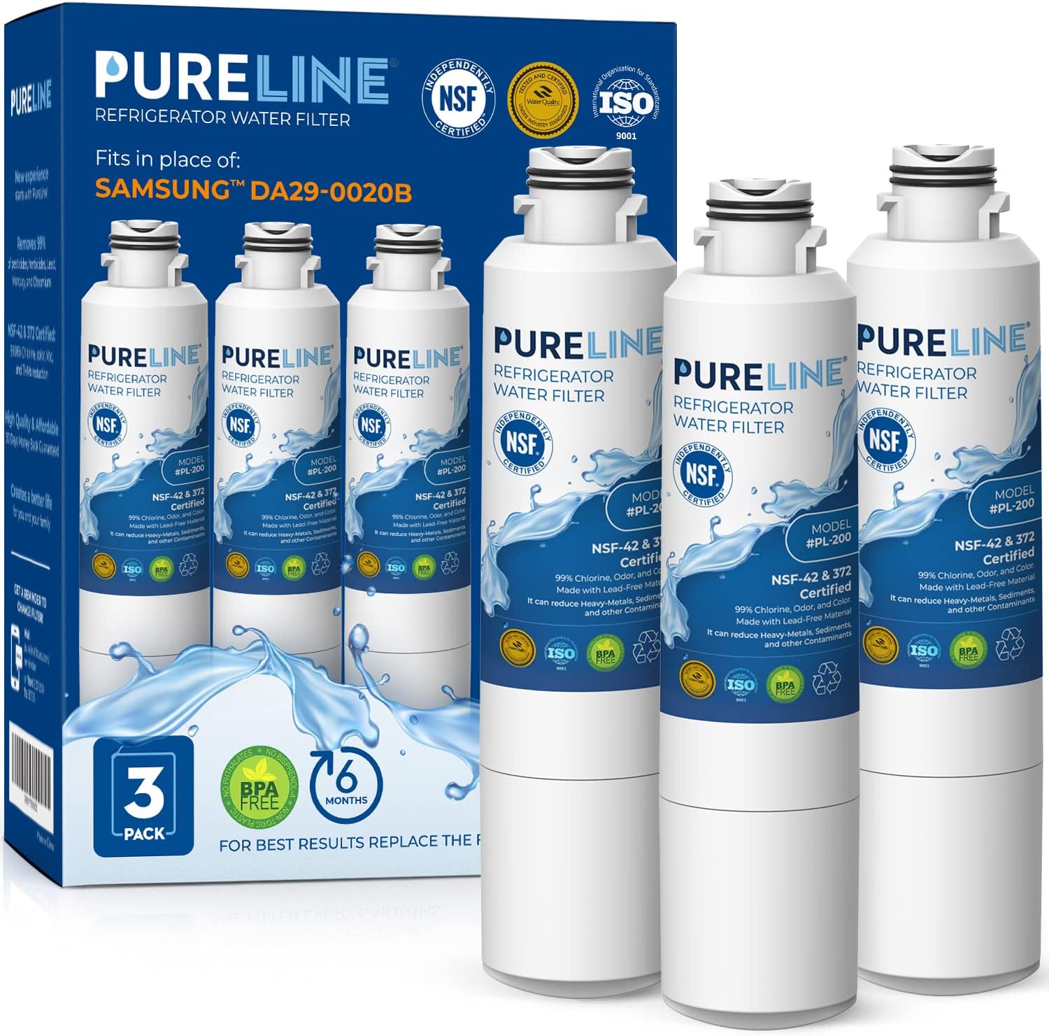 Pureline DA2900020B Samsung® Refrigerator Water Filter