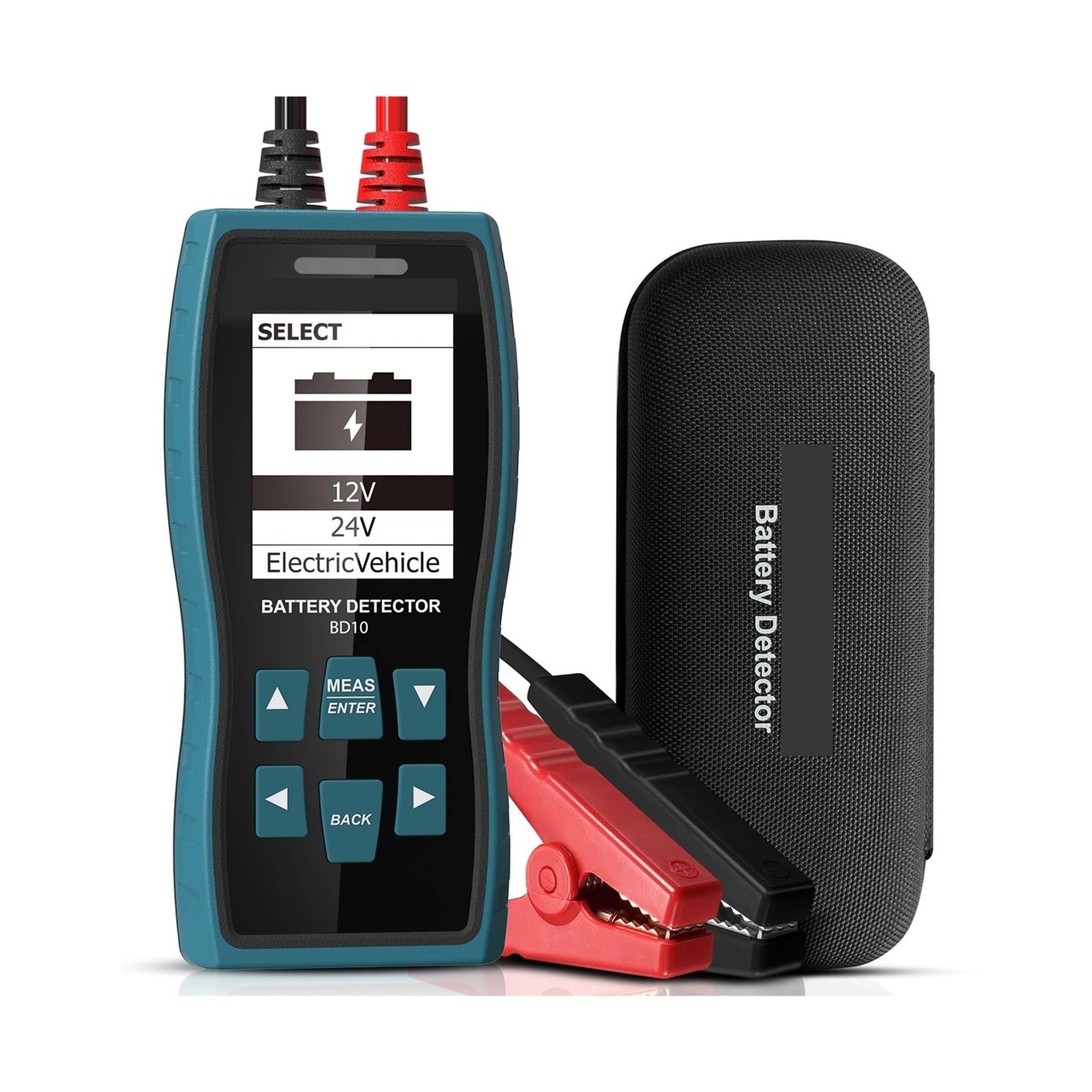 Batterietester, 12V/24V Batteriespannung Innenwiderstandstester Hochpräziser AC-Säure-Lithium-Blei-Autobatterie-Kondensatortester