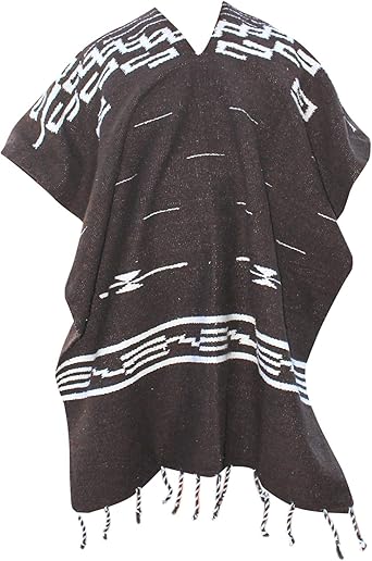 Del Mex Clint Eastwood Spaghetti Western Cowboy Poncho Costume Sweater- Handwoven Made in Mexico
