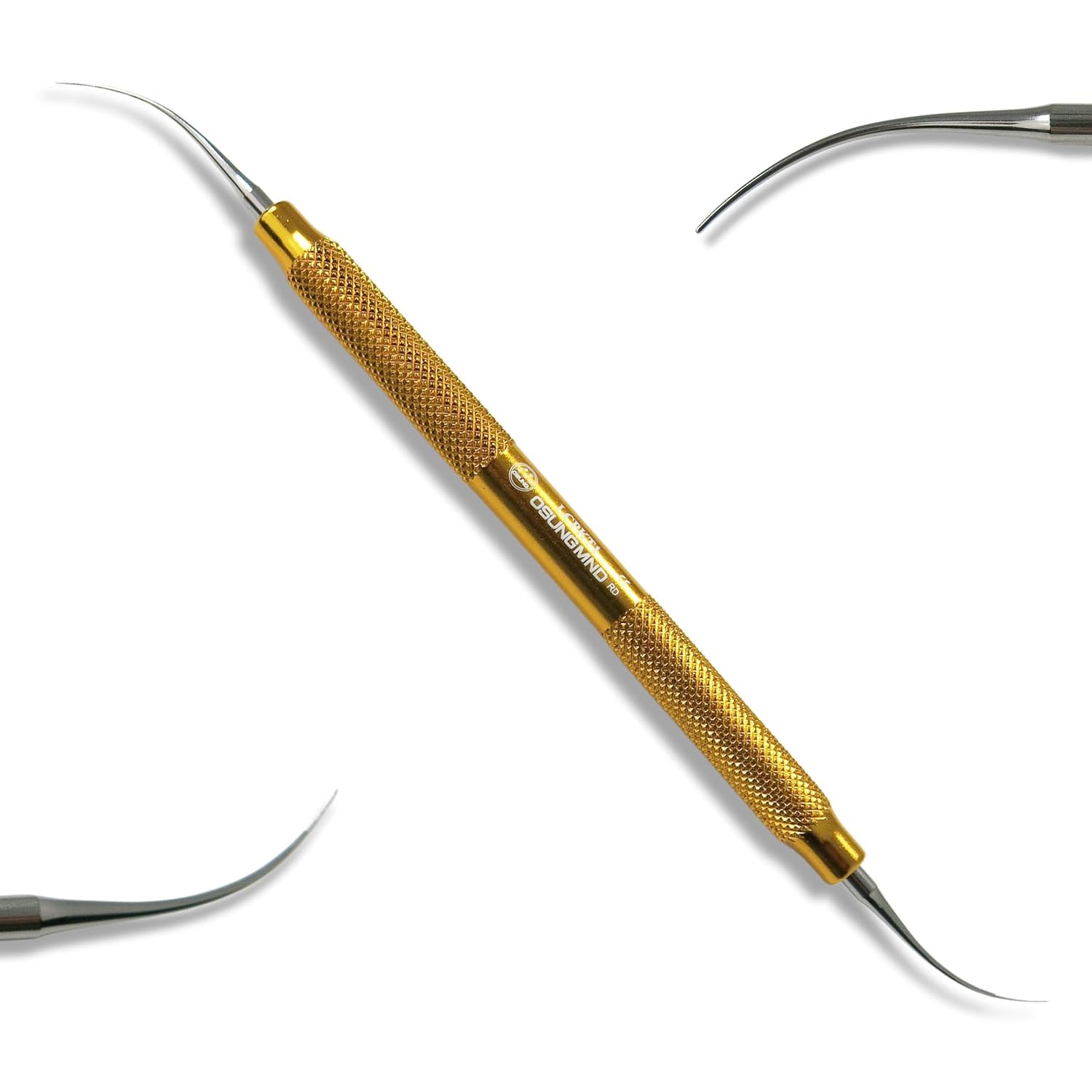 Waxing Instrument #1 P.K. Thomas Yellow Featherweight aluminum handle Osung -LCPKT1