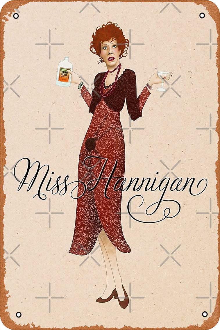 NIUMOWANG Metal Sign - Annie - Miss Hannigan Tin Poster 12 X 8 Inches