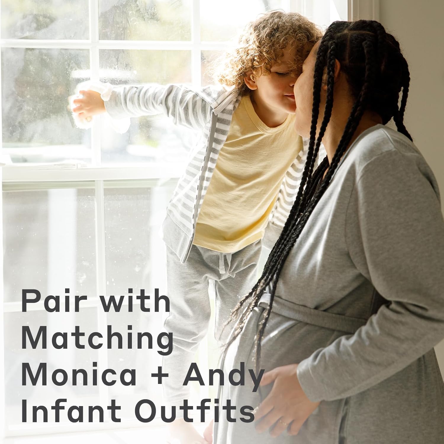 monica + andy Women's Robe, 100% Organic Women's Clothing for Labor & Delivery, Maternity Clothes, Postpartum Nightgown - Image 6