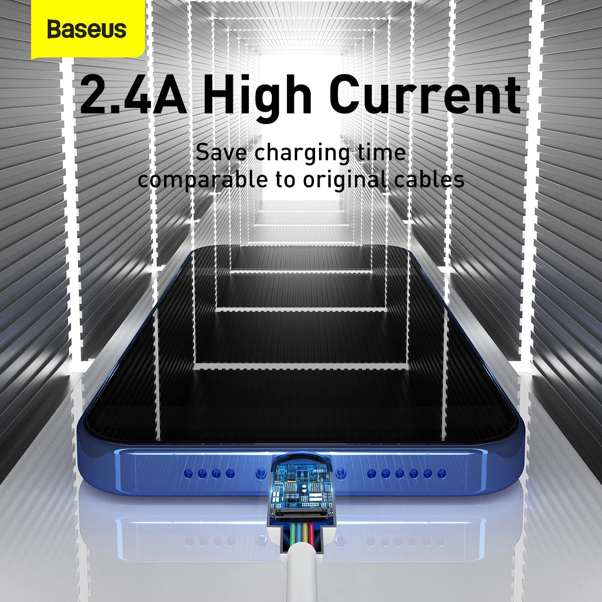 Baseus Simple Wisdom Data Cables - 2 Pack -2 Baseus Simple Wisdom Data Cables - 2 Pack -2