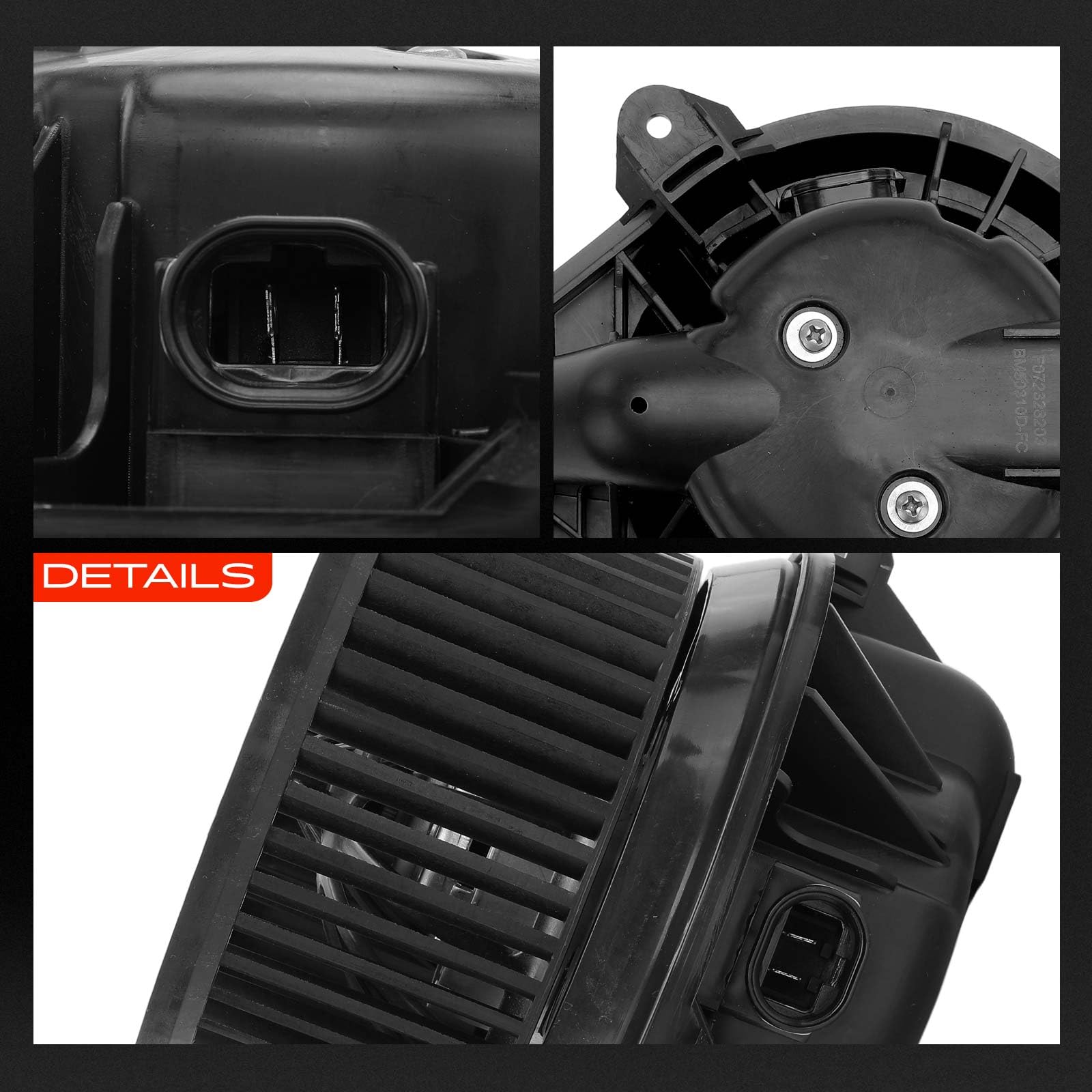Frankberg Motore del ventilatore Ventilatore del riscaldamento Compatibile con Vivaro Furgone X83 Trafic II Bus JL Vivaro Combi X83 Trafic II Furgone FL Trafic II Pianale/Telaio EL Replace# 4409448