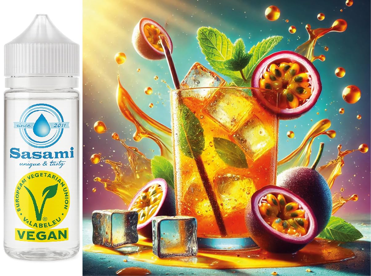 Herbata mrożona marakuja aromat koncentrat – Wegański – Sasami – 100ml