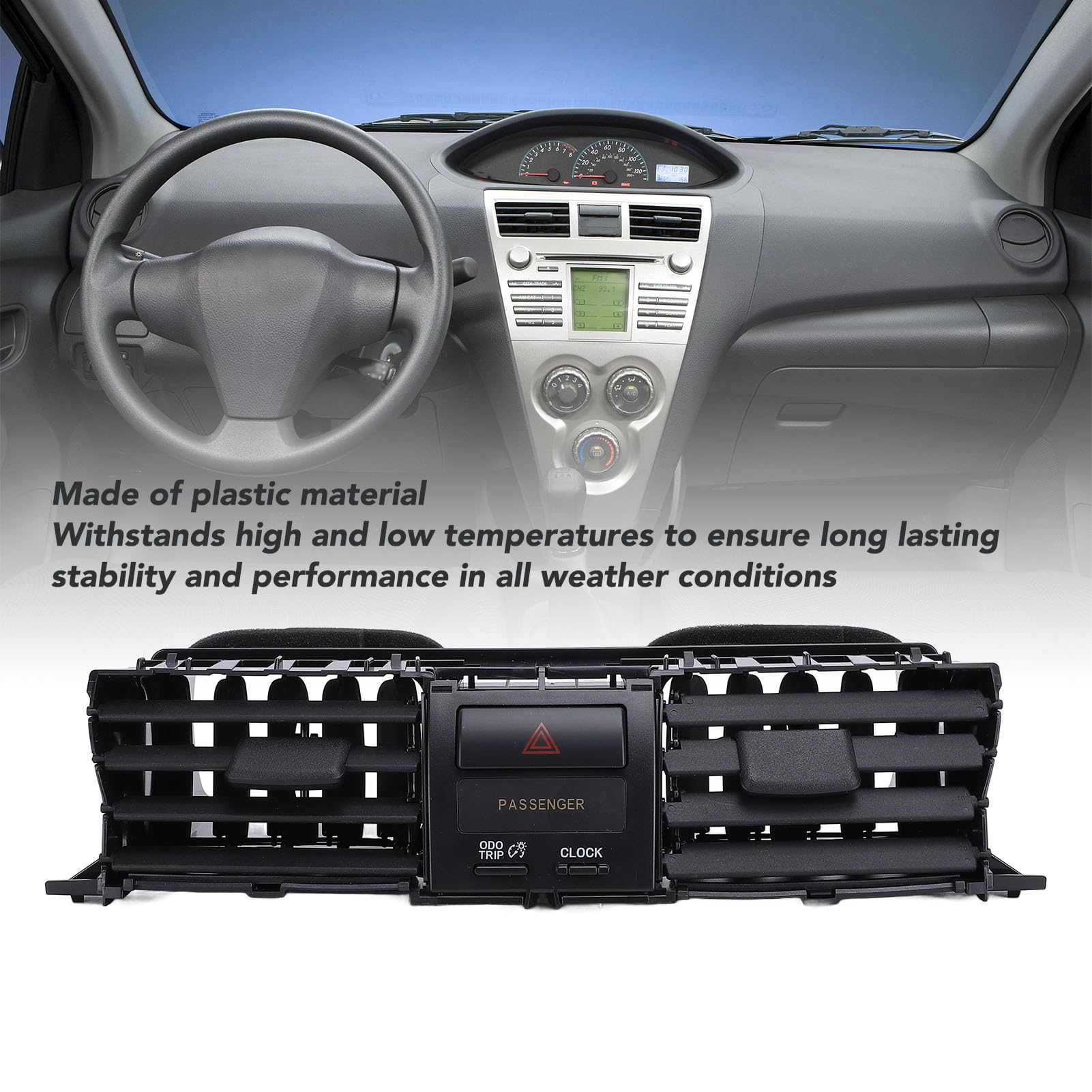 Dashboard AC Air Spido Gruppo Migliora le Prestazioni Stabili del Flusso D'aria per Belta XP90 2005-2012