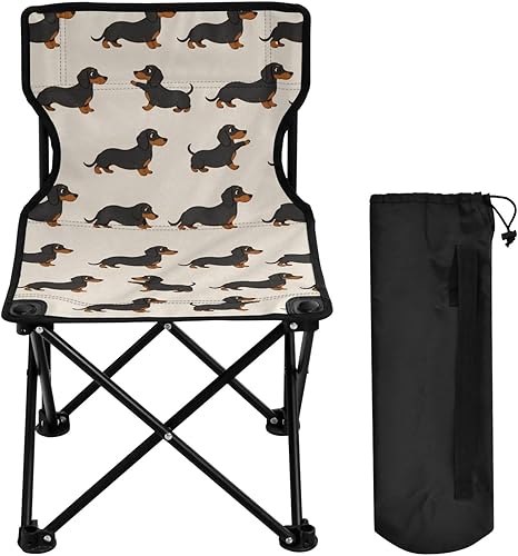Miniatura 4 de Gredecor Silla de camping plegable portátil con bolsa de transporte, silla portátil al aire libre para silla de césped plegable, silla de campamento