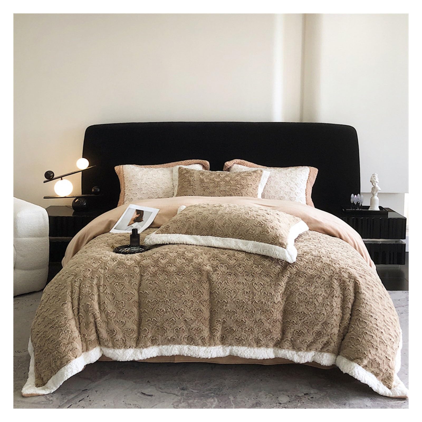 Housse de couette flanelle de lait pour des nuits d'hiver cocooning
