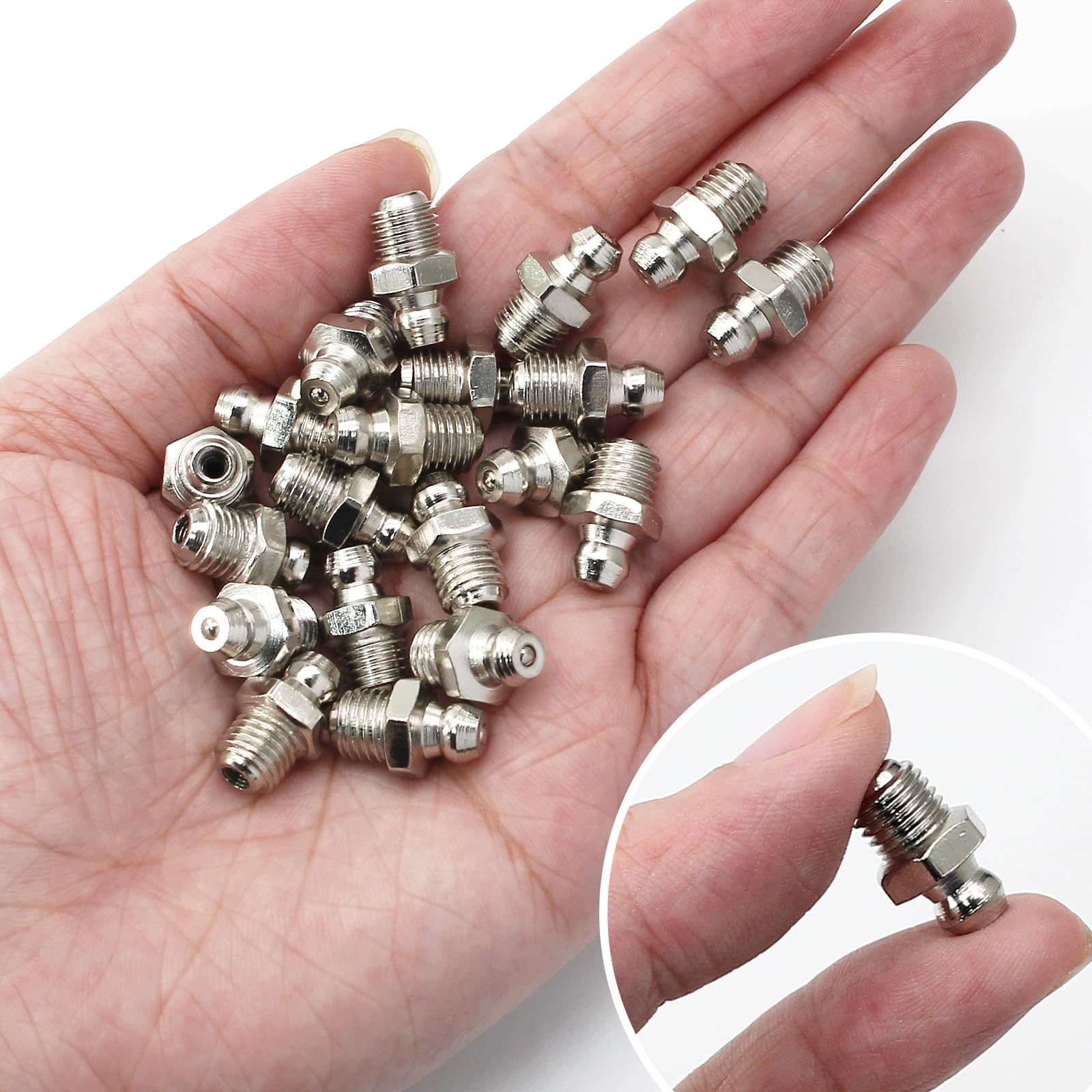 Amazon.com: LDEXIN 25pcs 8mm x 1mm M8 Male Thread Straight