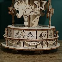 Vista 5 de Kits de rompecabezas de madera en 3D modelo troyano, juegos de ingenio y rompecabezas para Navidad/Cumpleaños, regalos para adultos y adolescentes