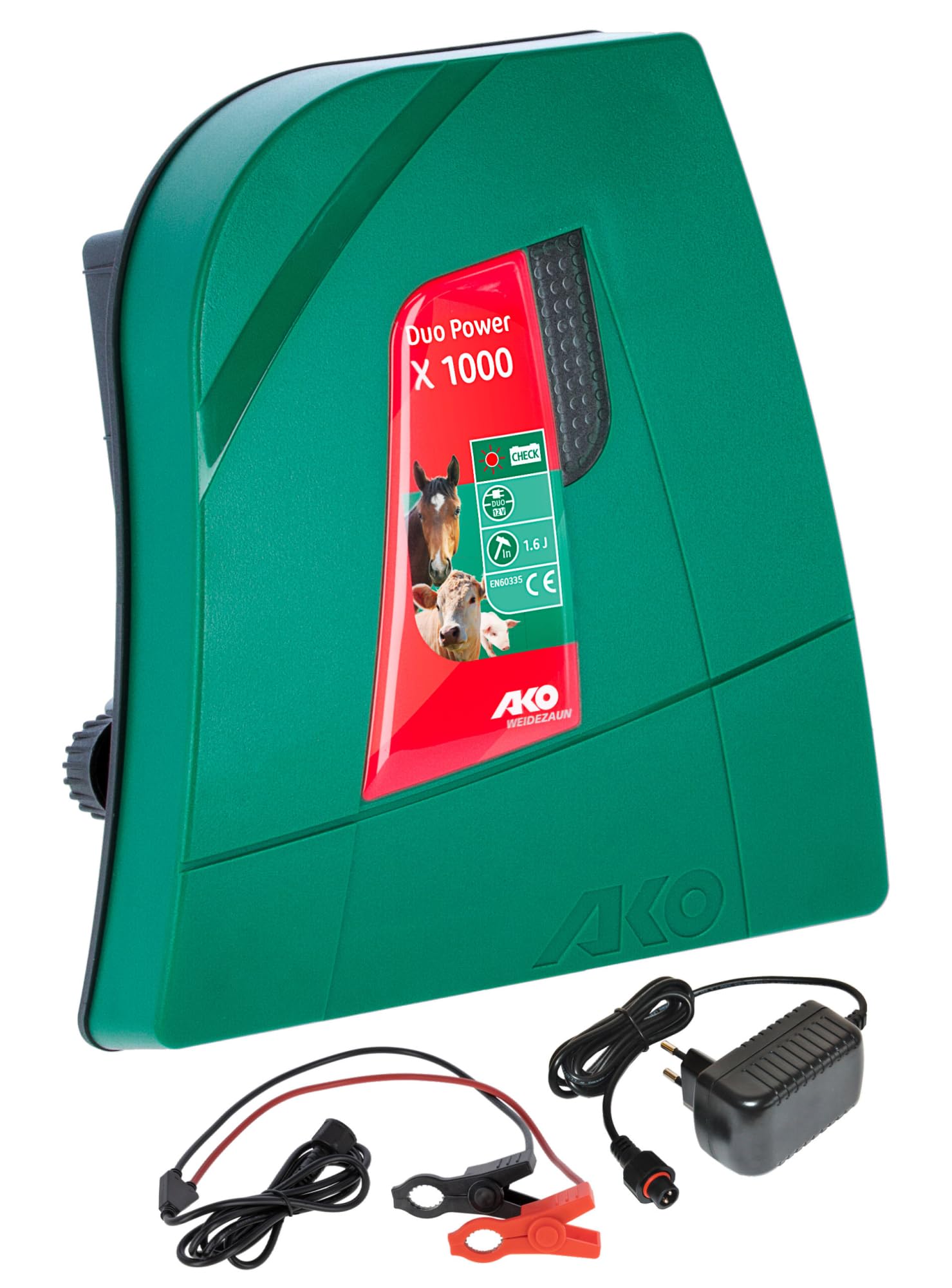 Kerbl AKO Duo Power X 1000 12/230 V Duo urządzenie do ogrodzeń pastwiskowych