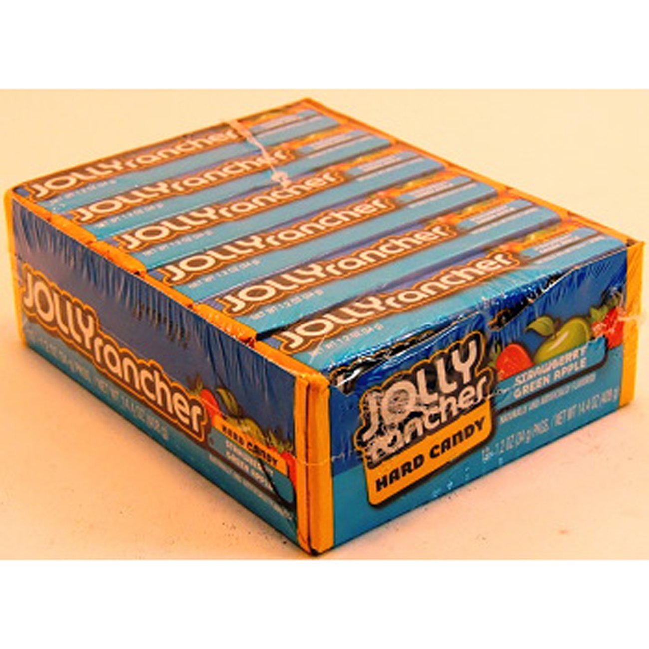 JOLLY RANCHER Assorted Fruit Flavored Hard Candy, Individually Wrapped, 1.2 oz Box (12 ct)