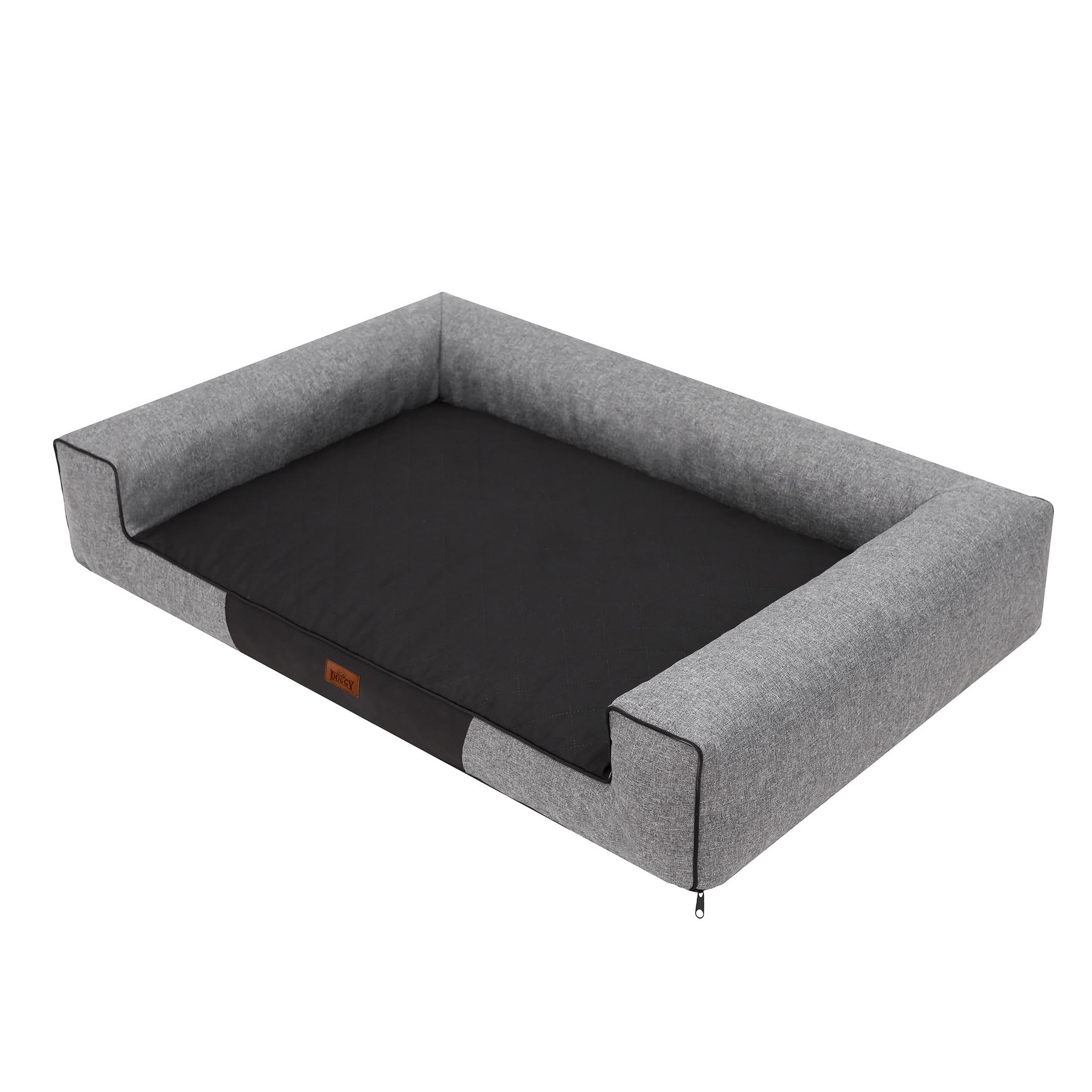 Cama para mascotas, cojín para perros, cama para perros, cojín para perros, cama, sofá, canasta para mascotas, sofá para perros, colchón para perros: gris ecolina, XL - 100 x 66 cm