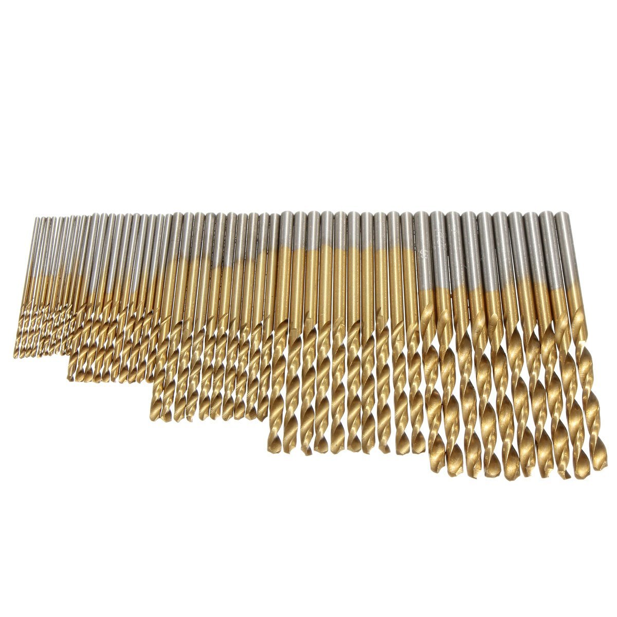 SYGA 50Pcs Twist Drill Bit Set, Titanium Coated High Speed Steel, Mini Drill Bit, Micro Precision 1/1.5/2/2.5/3mm Drill Tool (B07NC5CW3G) Amazon Price History, Amazon Price Tracker