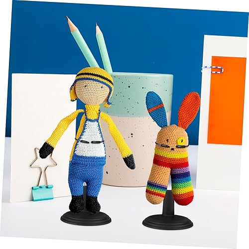 Miniatura 9 de STOBOK Soporte para muñecas, 4 piezas de 5.9 in, soporte de almacenamiento de muñecas, soporte de exhibición portátil para muñecas, accesorios para