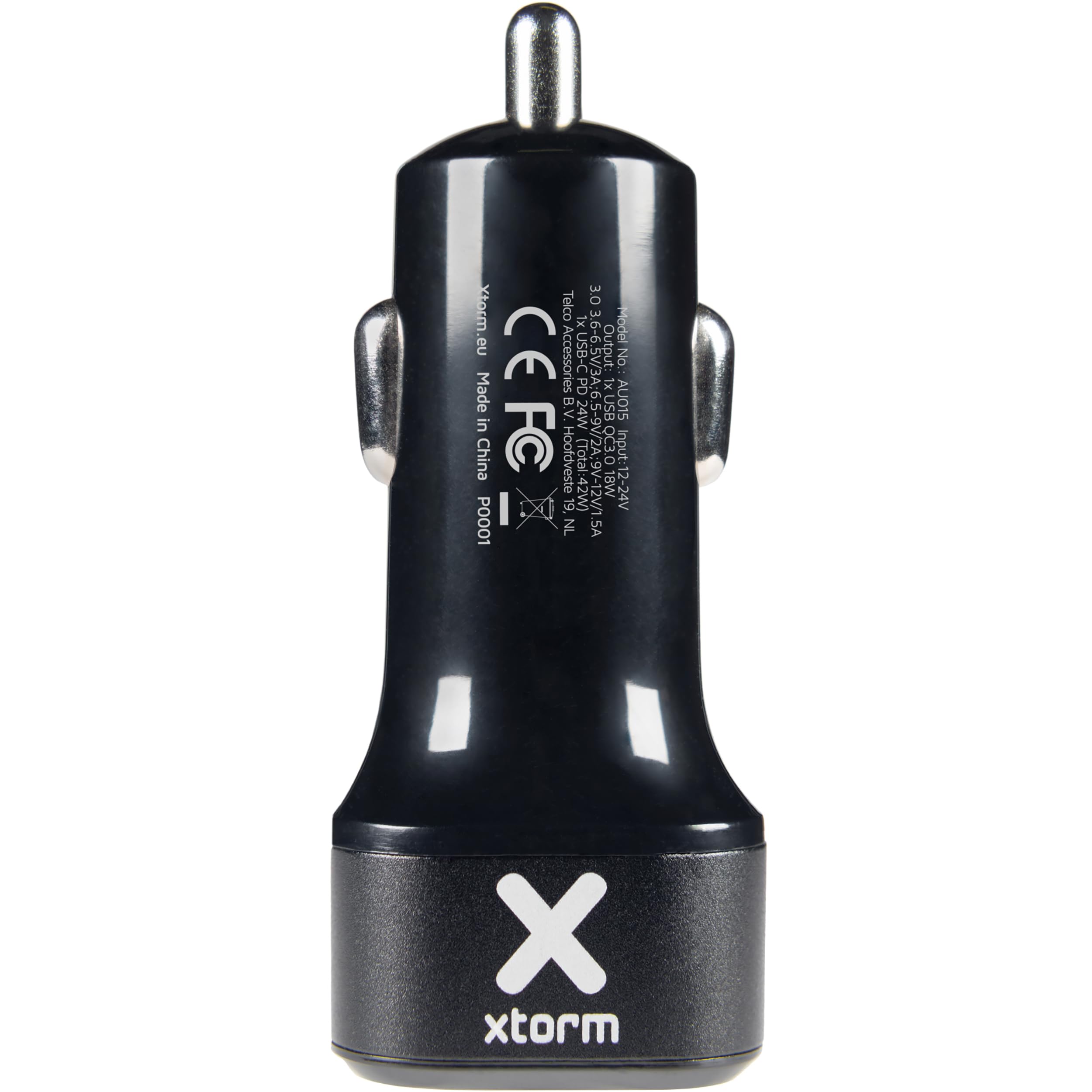 XTORM Ładowarka samochodowa PRO (48 W) czarna