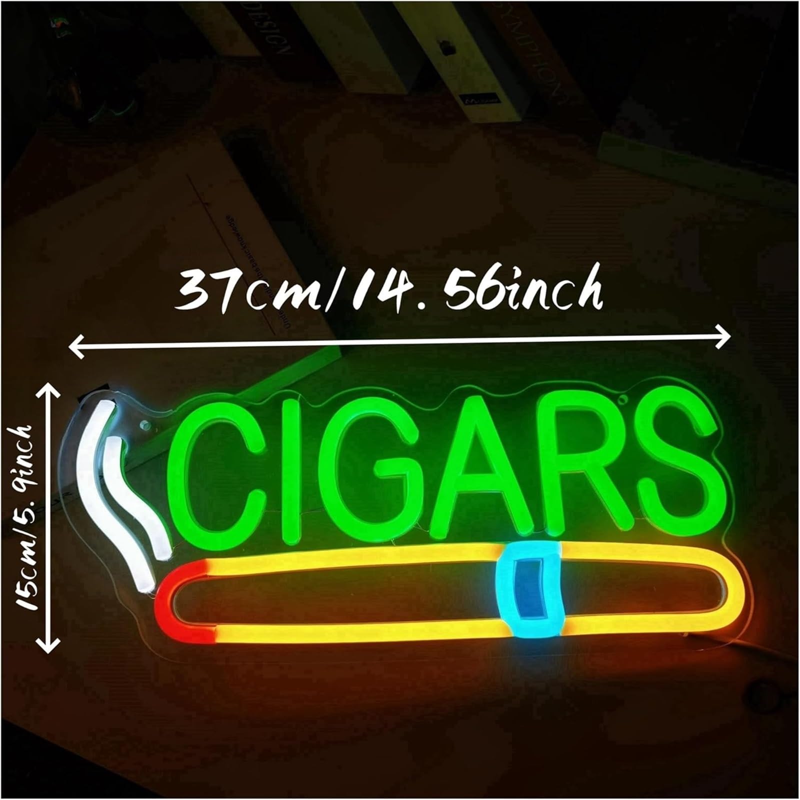 Insegna luminosa al neon Per insegne al Per neon per negozi di sigari, per decorazioni saloni bar per, per caverne per uomini