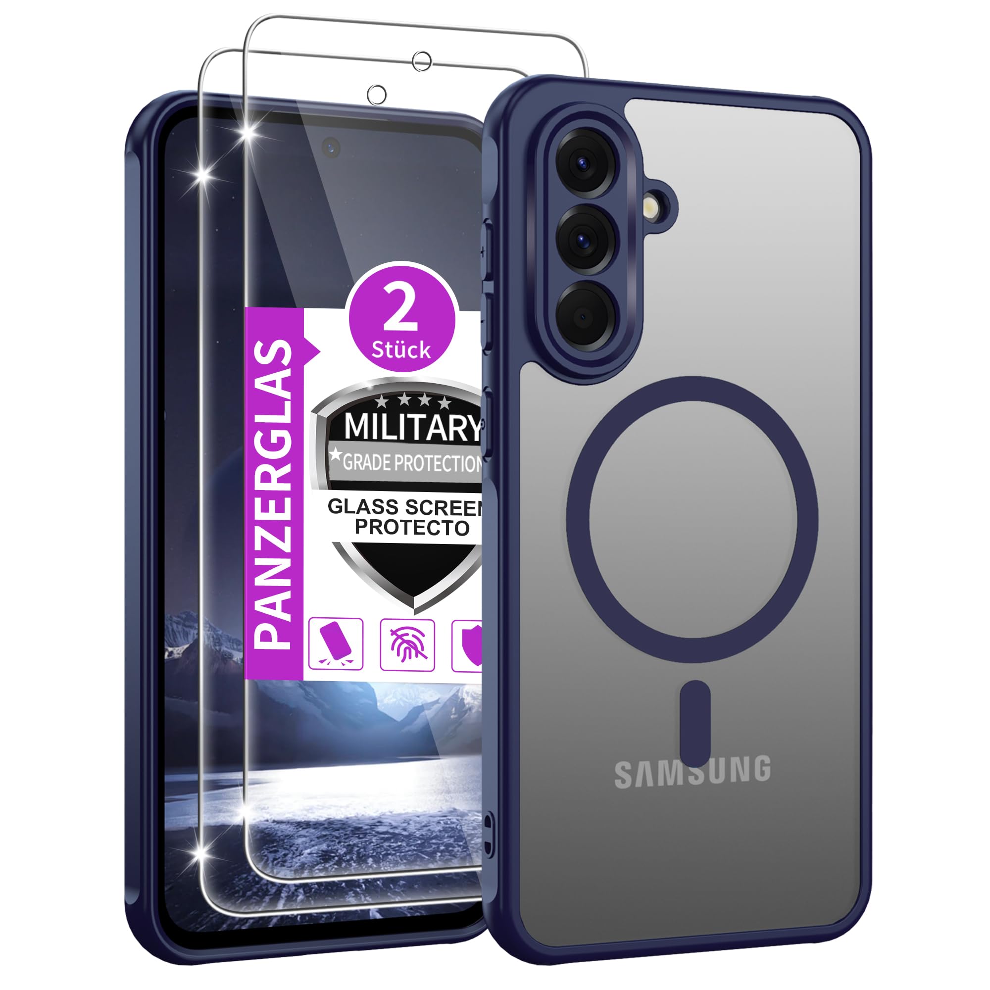 Jshru für Samsung Galaxy A15/A16/A56 5G/A17 /A26/A36/A37/A57 Hülle