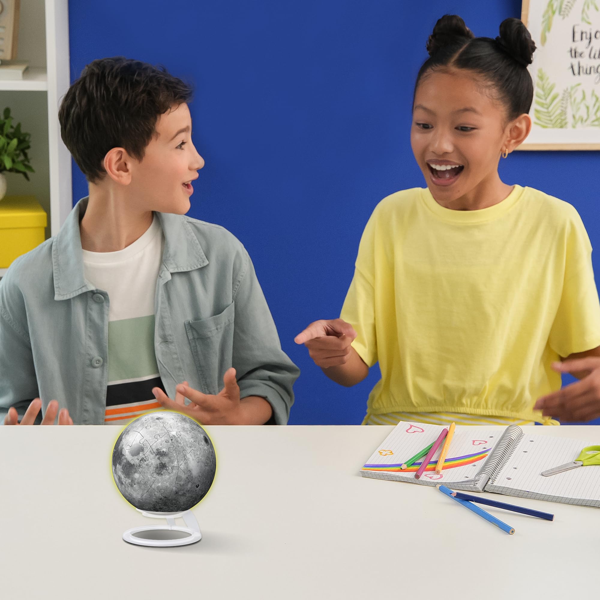 Ravensburger Glow-in-The-Dark Moon 72 Piece 3D Jigsaw Puzzle for Adults and Kids - 11586 - Great Gift for Any Birthday, Holiday, or Special Occasion - Image 5