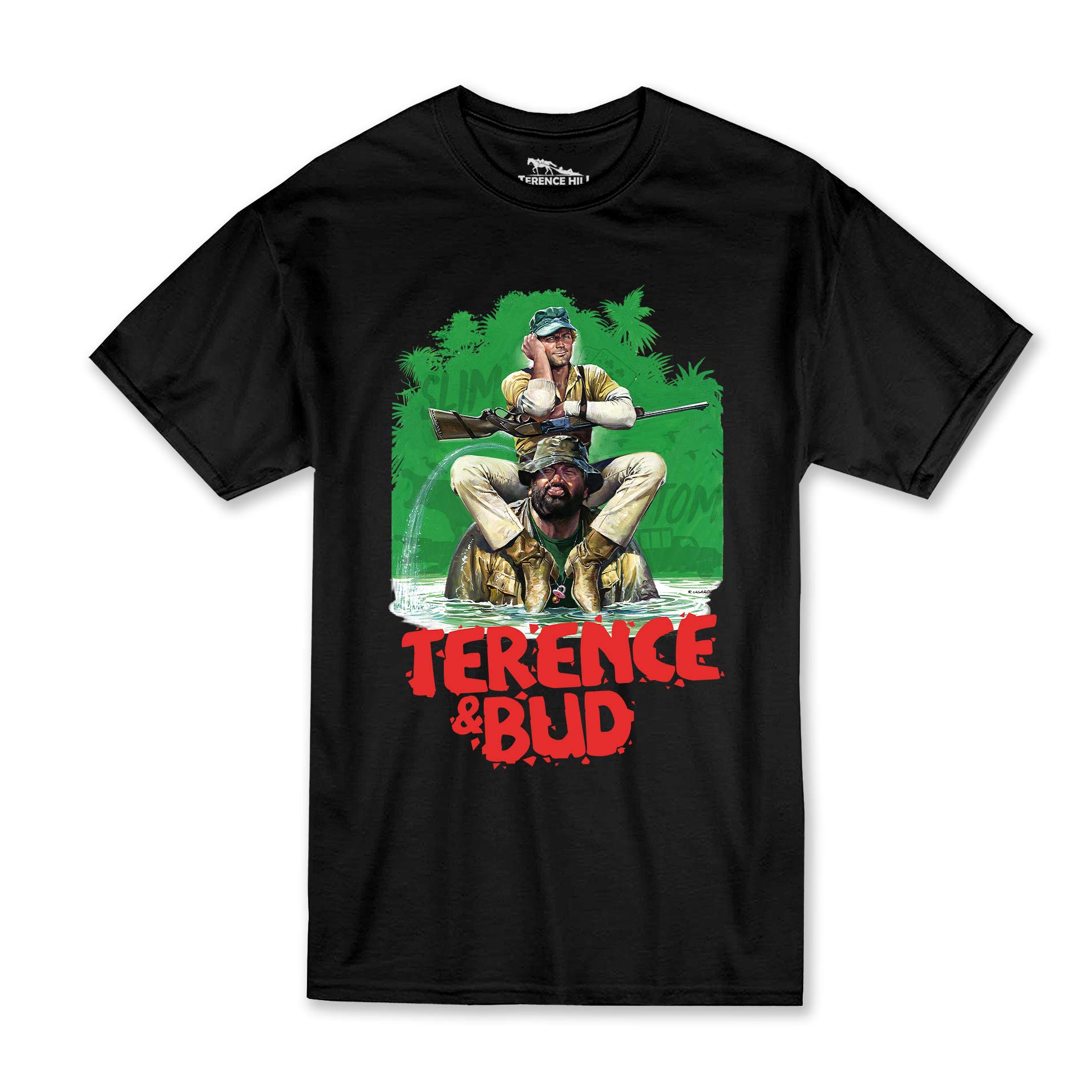 Terence Hill Bud Spencer Hippo (Black), black, M