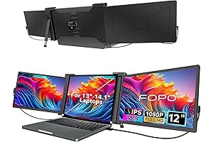 FOPO 12" Collapsible Triple Screen Expander