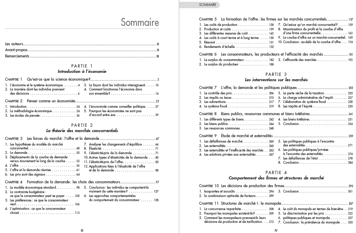 Principes de l'économie