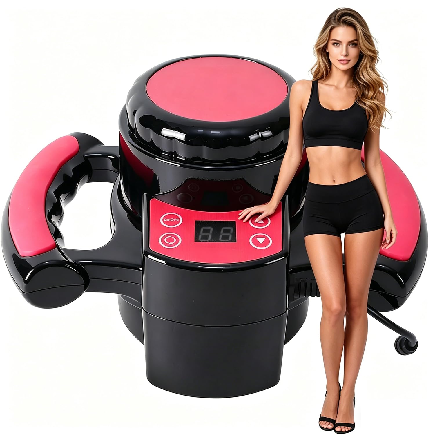 WHOOLEFUN G5 Professional Vibration Massager, Portable Fat Burning Machine, 9 Intensity Levels, 3500 RPM Deep Tissue Therapy, for Cellulite Reduction & Body Contouring