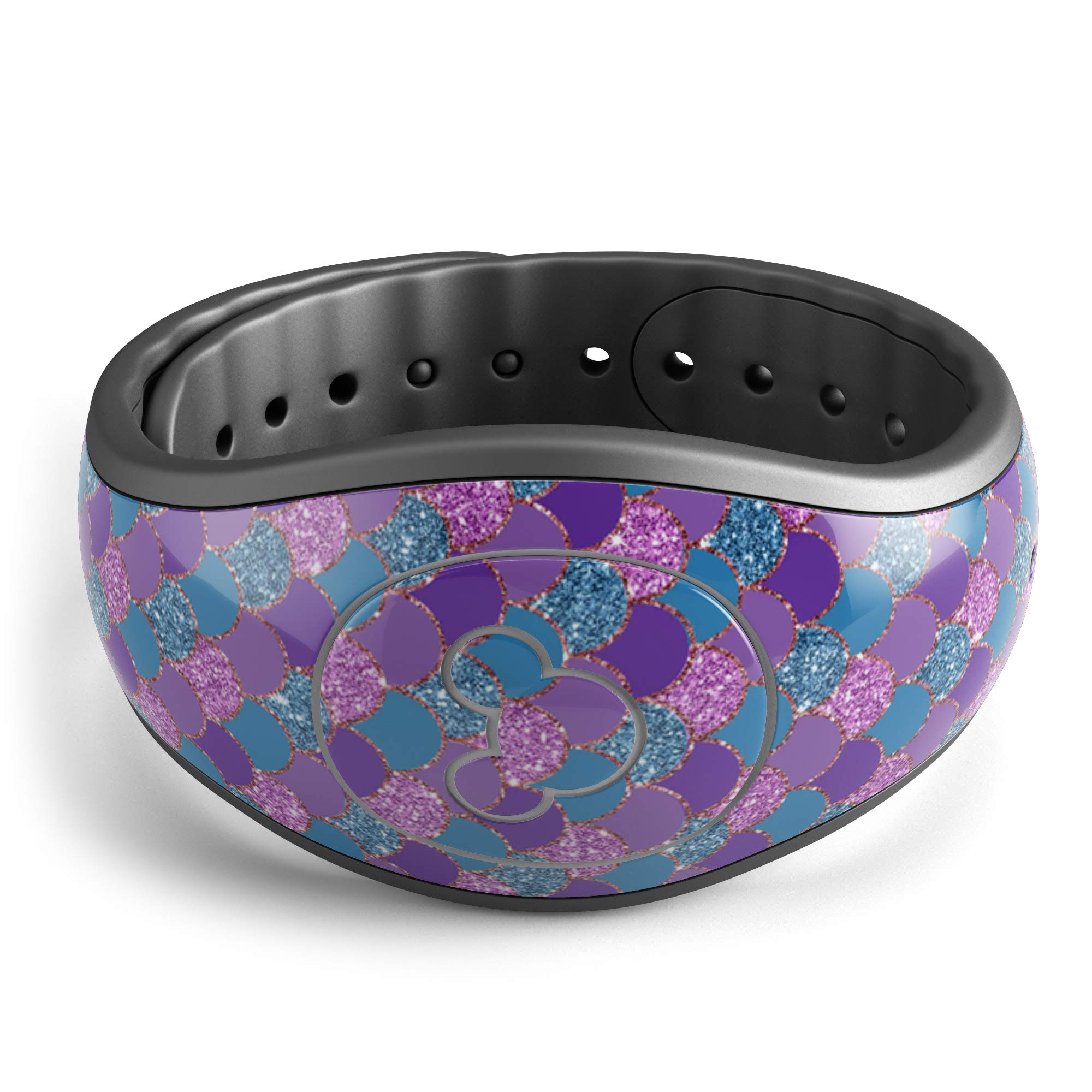 Design Skinz Design Skinz Mermaid Pop Scales V1 Premium Vinyl Decal Wrap Cover for The Disney MagicBand 2 (Fits MagicBand 2 for Disney Parks)