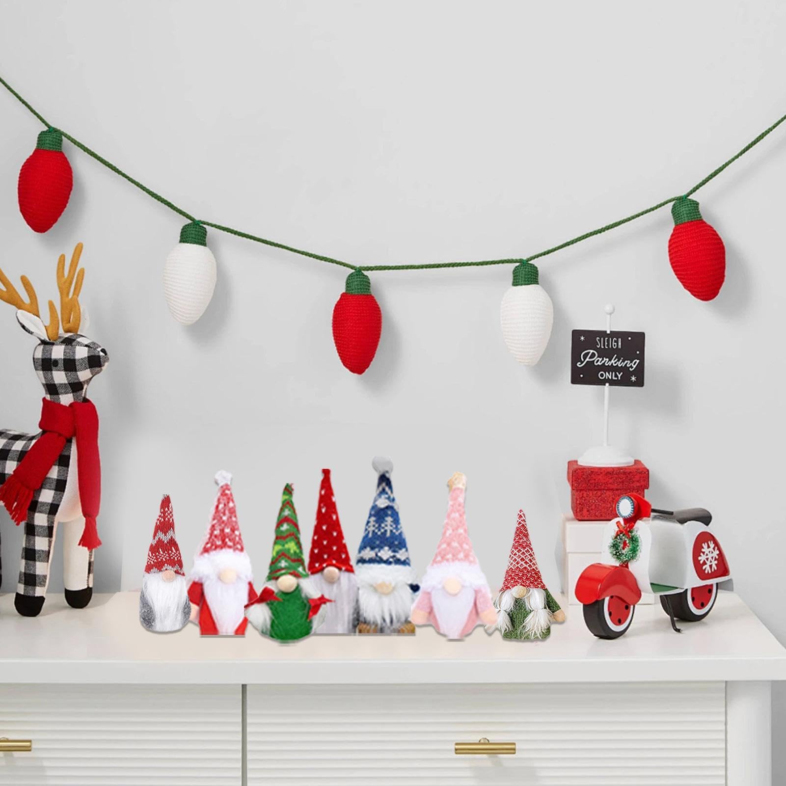 Calendario 'Avvento natalizio 2024, calendario per conto alla rovescia di Natale, calendario per conto alla rovescia di Halloween, piccolo gnomo, ornamenti per la casa per feste natalizie per | Conto Alla Rovescia Di 24 Giorni A Natale Calendario Dei Gnom