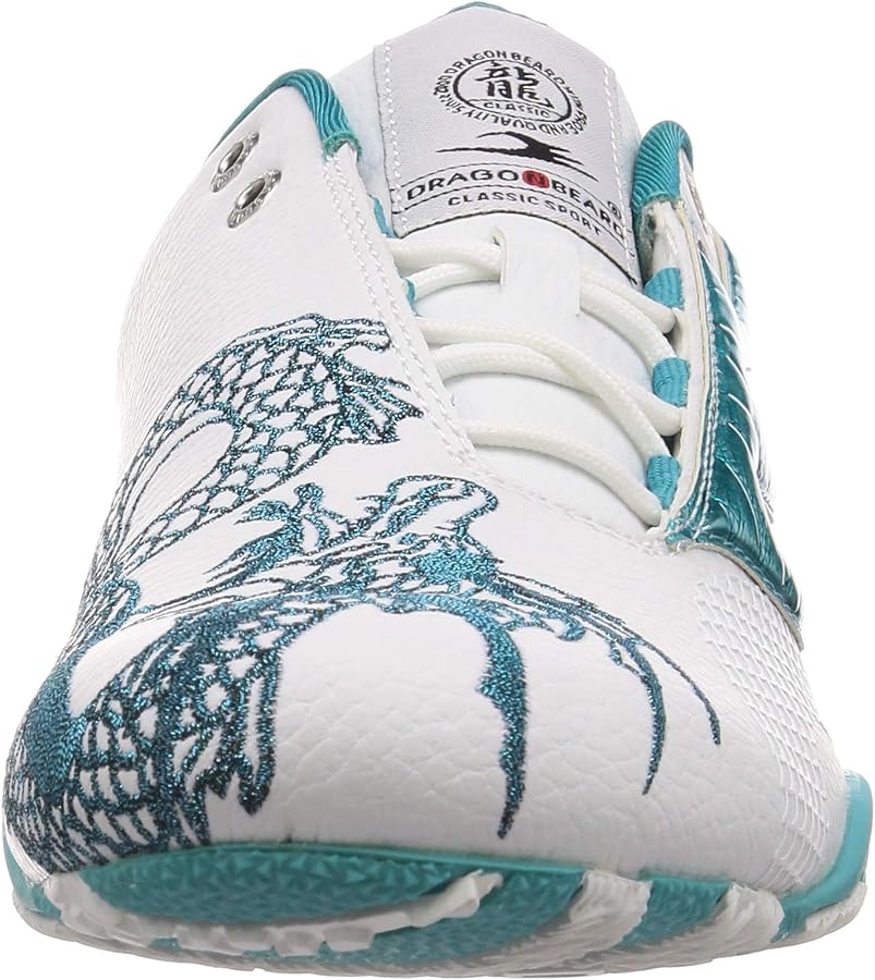 Amazon | [ドラゴンベアード] スニーカー DB0013 WHT/SAX (0123) 25.5