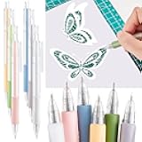 6 Pieces Art Cutting Tools Knife Pen Craft Paper Cutter Pen Carving Tools for DIY Kit Scrapbooking Drawing and Crafting Utility Precision Paper Cutting Tool