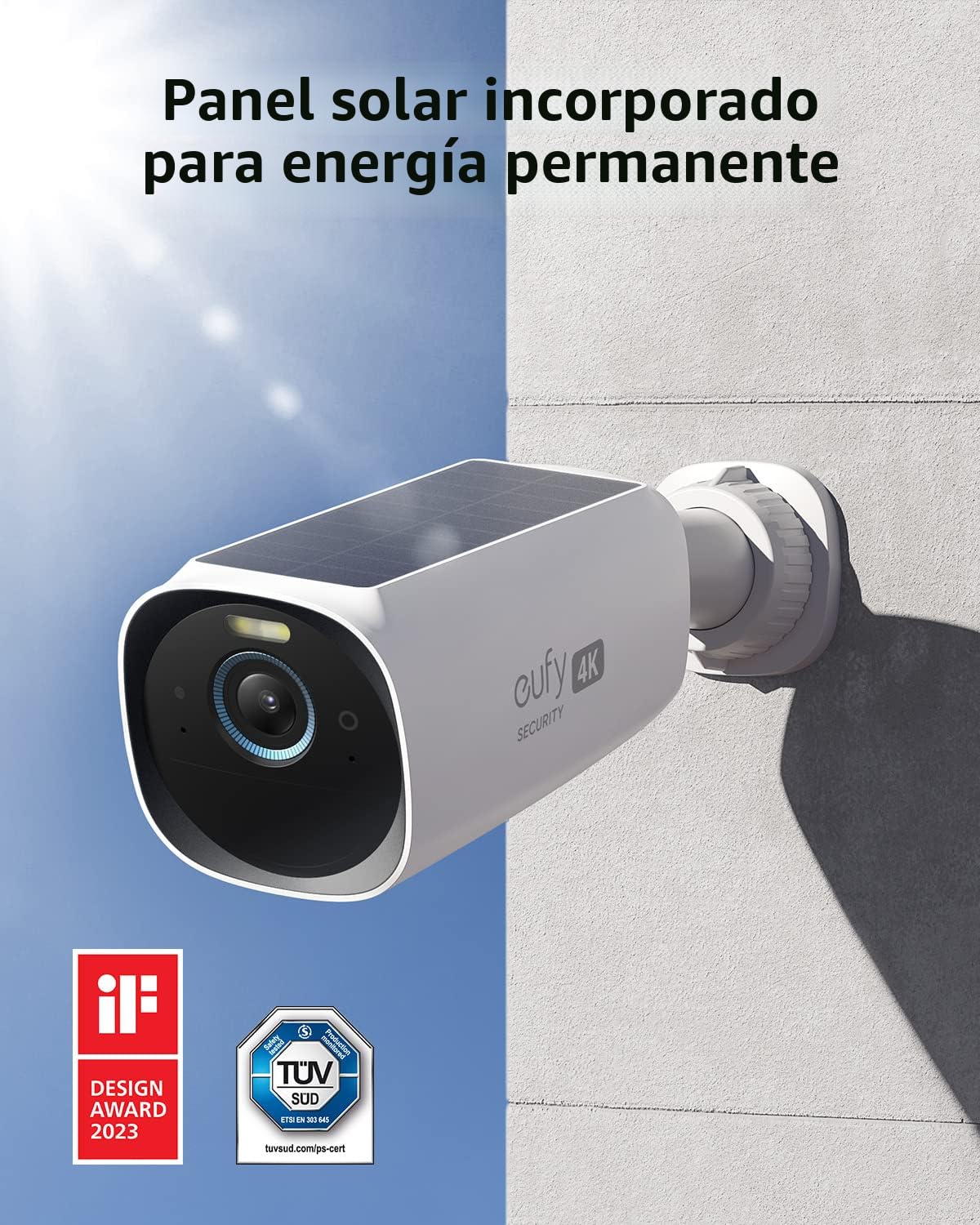 Amazon.com: eufy Security eufyCam S330 (eufyCam 3) Cámara