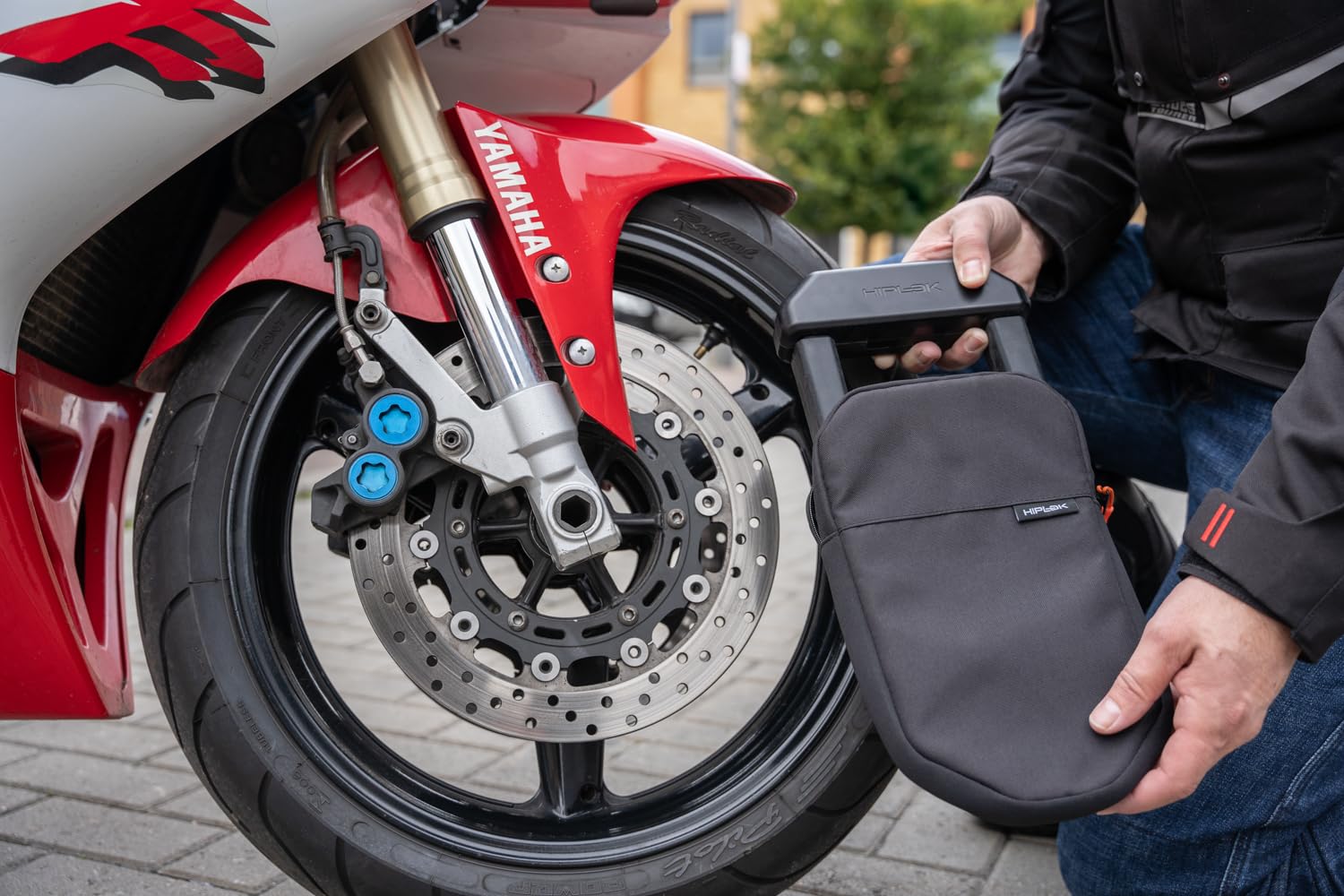 Hiplok Manchon de Verrouillage série 1000 pour DX1000 et D1000. Facile à Utiliser avec des Gants. Rembourré pour la Protection. Résistant à l'eau et à la saleté