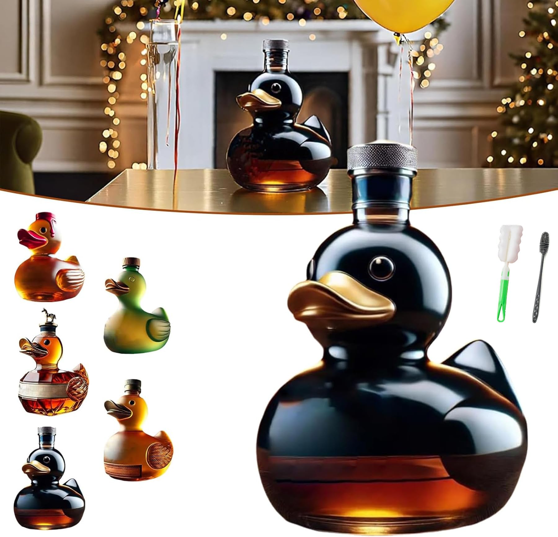 Generic Funny Whiskey Duck Bottle, 10 Oz Engraved ...