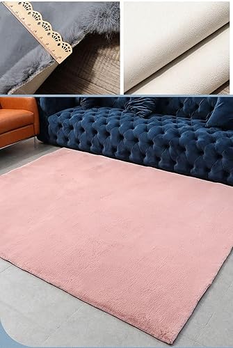 Miniatura 4 de Alfombra rectangular suave y esponjosa, alfombra de área grande, alfombra de pelo largo, alfombra de felpa para dormitorio, decoración del hogar,