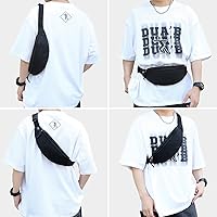 Vista 5 de Riñoneras para mujeres y hombres, impermeable, bolsa de cinturón para viajes, caminar, correr, senderismo, ciclismo, 1 paquete - rojo