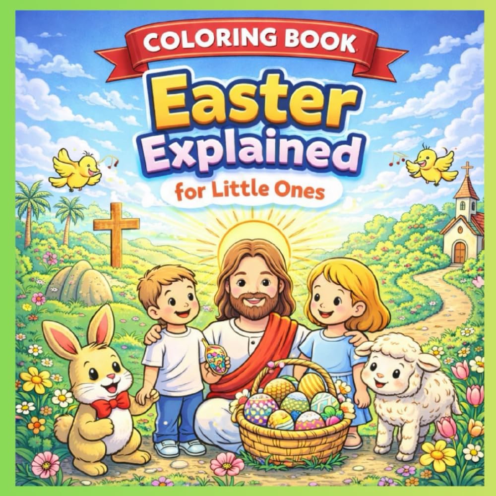 Easter Explained for Little Ones - Coloring Book: An Educational Spring Coloring Book About Easter Traditions Around The World. For Kids and Parents. ... and Color The Meaning of Easter. ( Ages 4-6 )
