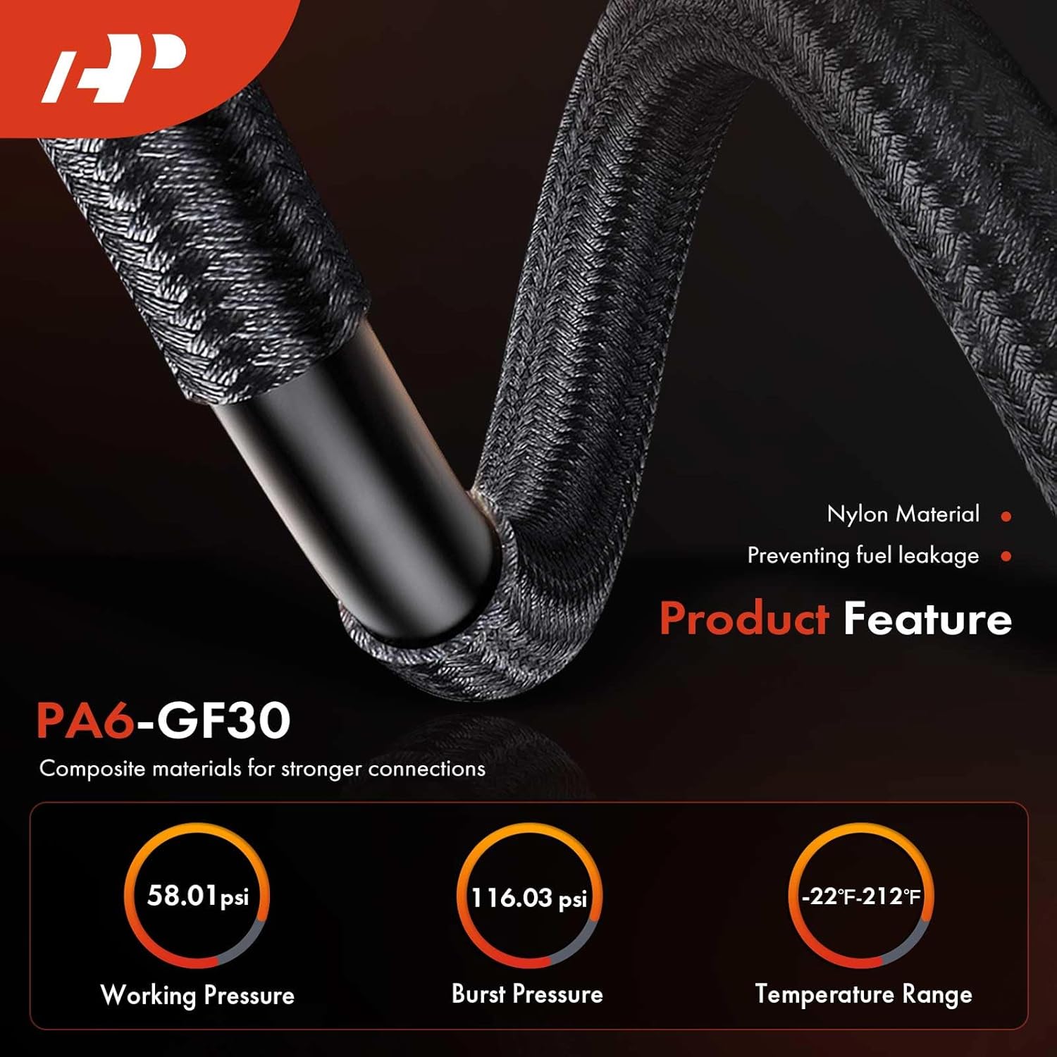 A-Premium Fuel line Kit Compatible with Chevy, GMC Models - full size Blazer, Tahoe, Yukon, Suburban, 1992 1993 1994 1995, 4.3L 5.0L 5.7L 7.4L, Replace# FL-FG01A