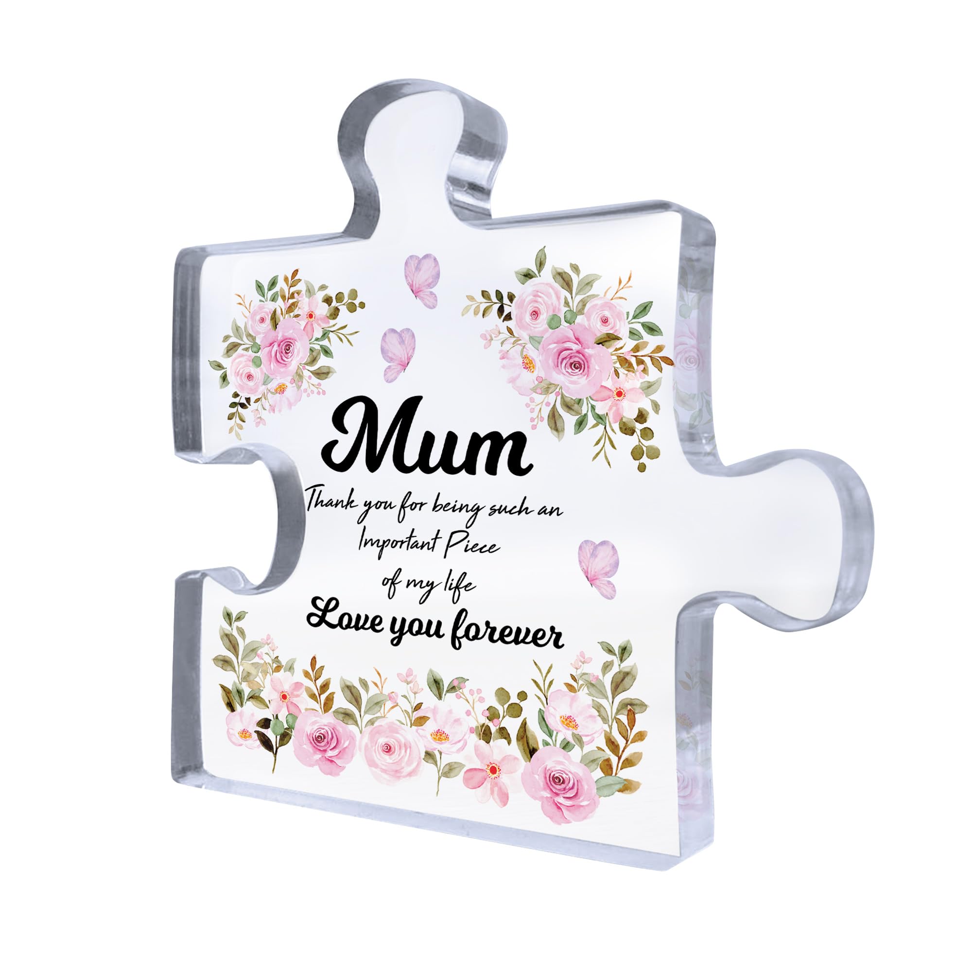 Red Ocean Mum Gifts Important Piece Of My Life Thank You Gift For Mum Birthday Christmas Grandma Gifts From Daughter Son Mum Gifts Novelty Gift For Mum Gifts For Her Keepsake