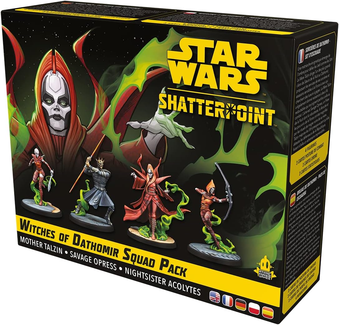 Star Wars Shatterpoint Witches of Dathomir SQUAD PACK - Tabletop Miniatures Game, Strategy Game for Kids and Adults, Ages 14+, 2 Players, 90 Minute Playtime, Made by Atomic Mass Games