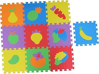 HONMEET 10 Pçs Bebê Rastejando Tapete De Espuma Quebra-Cabeça Tapete De Jogo Do Bebê Tapete De Jogo Da Criança Tapete De Exercício De Quebra-Cabeça De Berçário Tapete De Jogo De