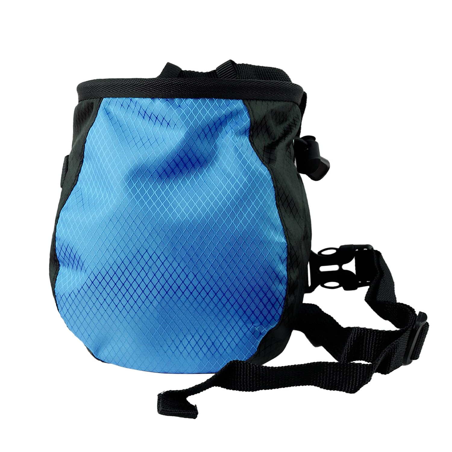 Hopzab Adjustable Chalk Bag, Waterproof Magnesia Pouch for Climbing, Bouldering, Weightlifting, Gymnastics, Fleece Lined