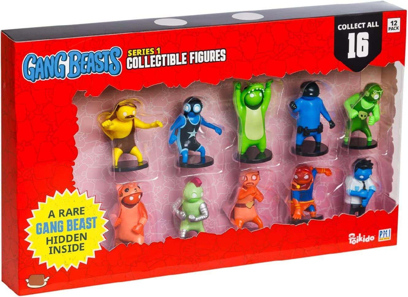 大幅値下げ　5パックまとめ売り！Gang Beasts アクションフィギュア Amazon.com: Gang Beasts Pencil Toppers 5pk Video Game