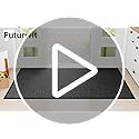 Front Door Mat, 72" x 48" Heavy Duty Indoor Outdoor Doormat, Non-Slip Welcome Mats for Entryway, Rubber Backing Low Profile Commercial Door Mats