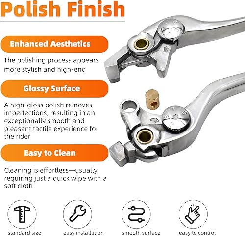 Miniatura 4 de S SYUU Juego de manetas de embrague de freno de repuesto para motocicleta compatible conpara Suzuki SV 1000 2003-2007 DL 1000 Vstrom 2002-2012 GSX